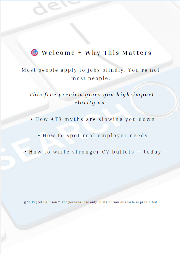 Job Application Clarity Starter – (Free Download)
