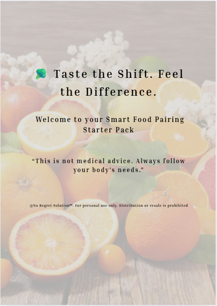 Smart Food Starter Pack | 3 Easy Combos + Gut Reset Smoothie (Free Download)