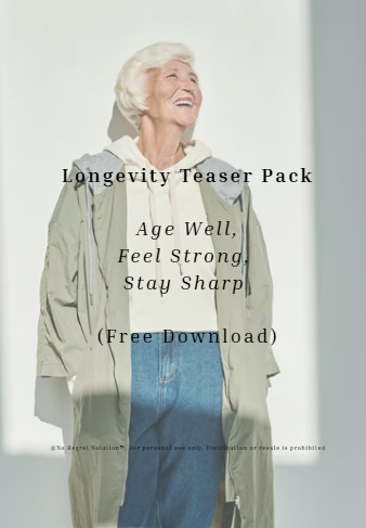 Longevity Teaser Pack – Age Well, Feel Strong, Stay Sharp (Free Download)