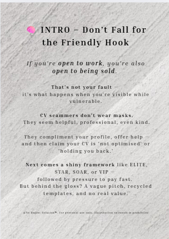 Polite, Clear, Unshakeable: Say No to CV Scams (Free Guide)